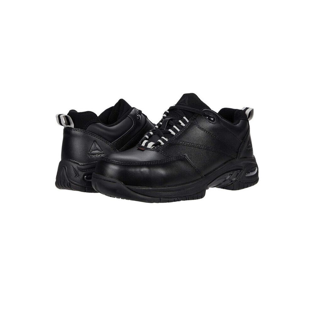 Sneakers Shoes Reebok Work Tyak Composite Toe Black RB4177 Men Sz 5 - Wo 7 RB417